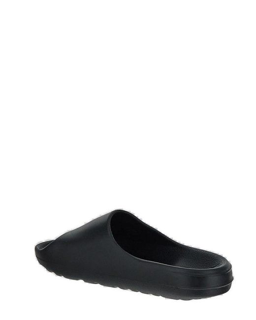 Represent Black Logo Engraved Sandals for men