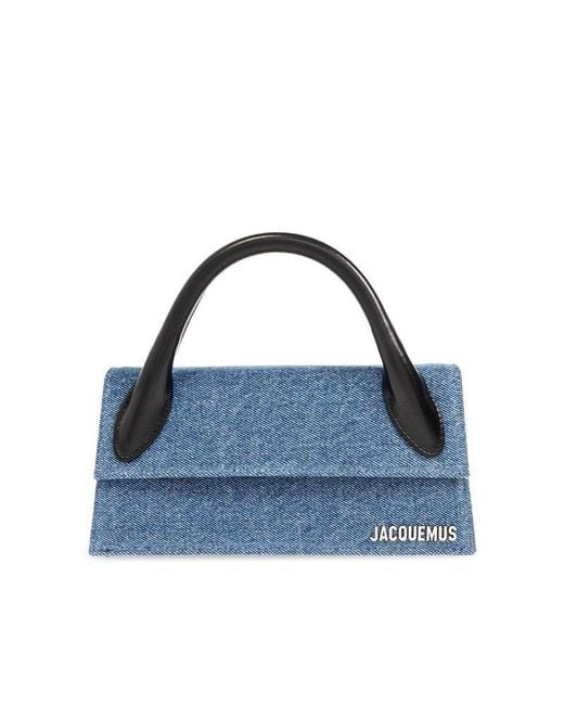 Jacquemus Blue Le Chiquito Long Denim Bag
