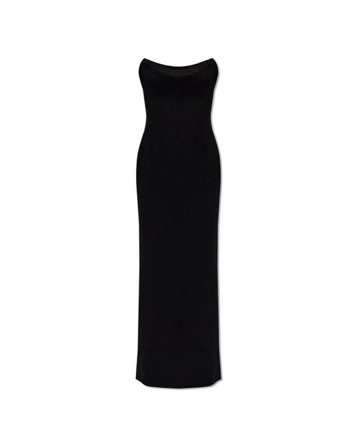 Versace Black Off-Shoulder Dress