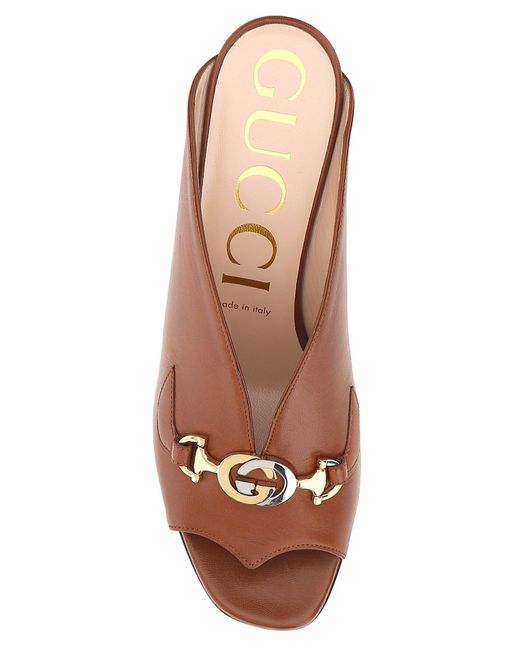 gucci open toe mules