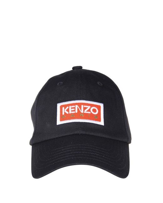 KENZO Black Baseball Cap