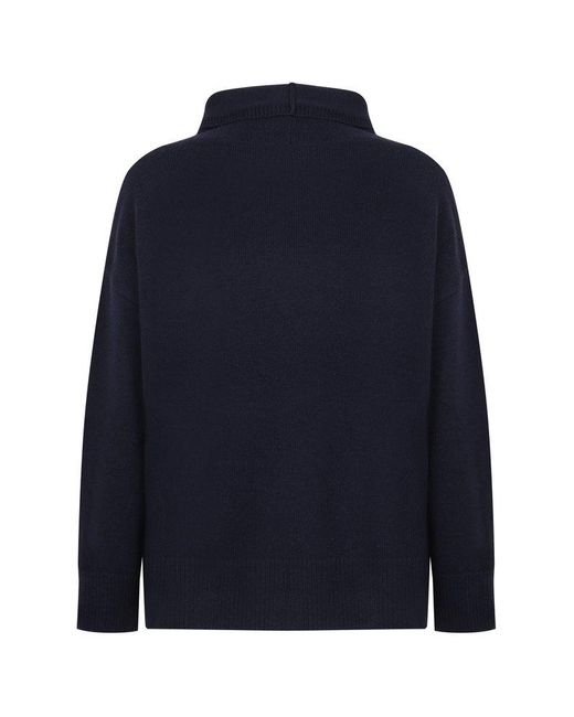 Aspesi Blue Virgin-wool Turtleneck Sweater