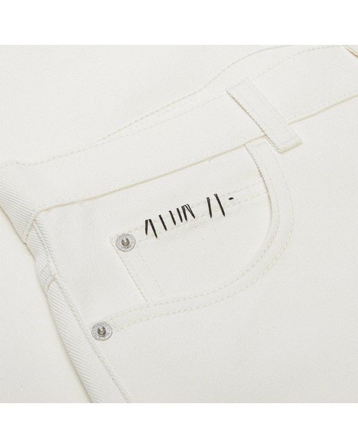 Marni White Loose Fit Jeans for men