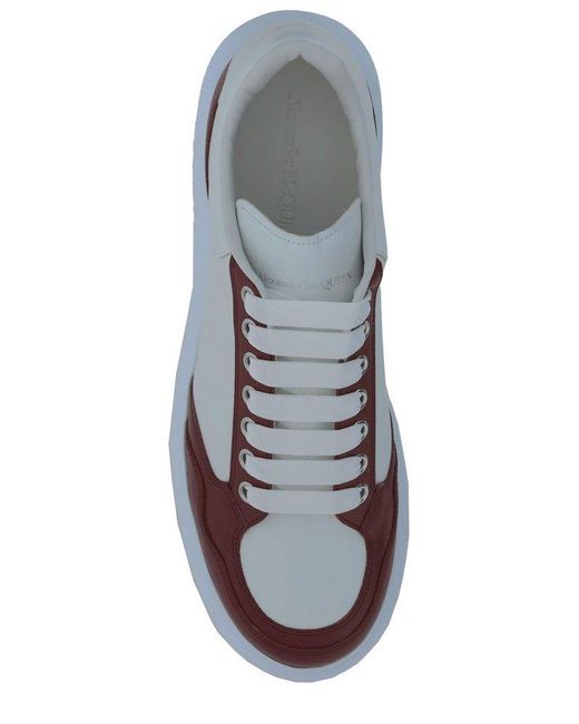 Alexander McQueen White Low-top Laced Sneakers for men