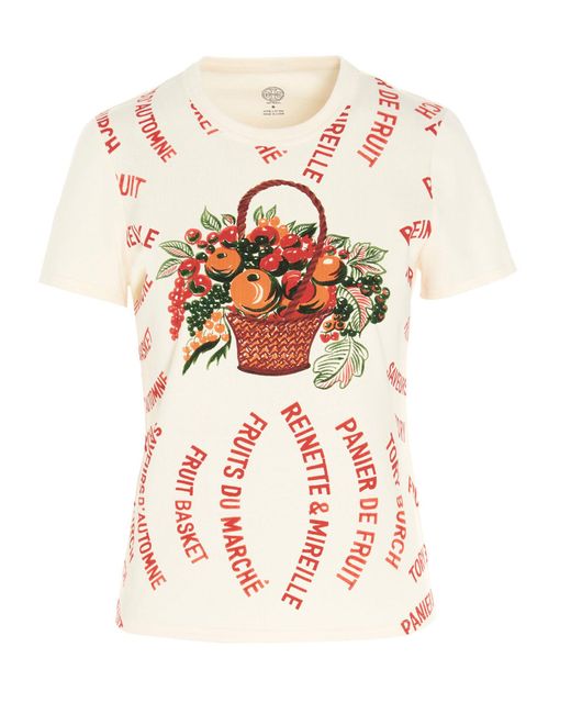 Tory Burch Multicolor Fruit Basket T-shirt