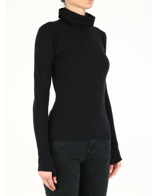 Balenciaga Black Mask Turtleneck Sweater