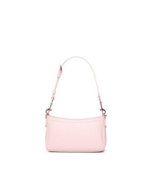 Love Moschino Pink Love Handbag With Ton Sur Ton Chain