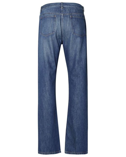 A.P.C. Blue 'Sureau' Cotton Jeans for men