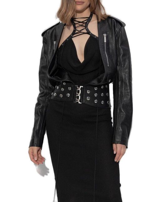 DSquared² Black Ombree Kiodo Cropped Jacket