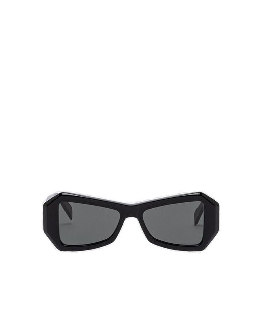 Retrosuperfuture Black Tempio Cat-eye Sunglasses for men