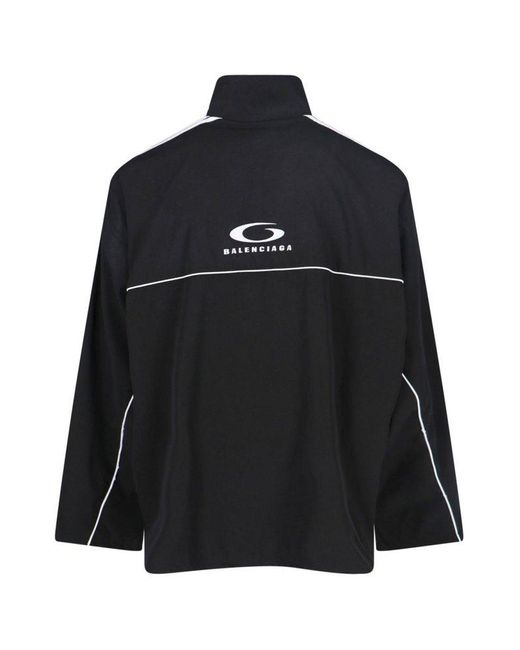 Balenciaga Black Large Tracksuit Jacket for men