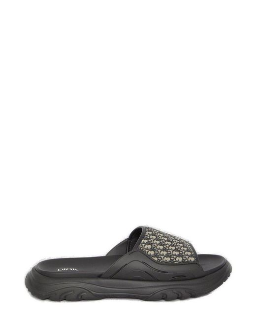 Dior Gray H Town Slip-on Sandals for men