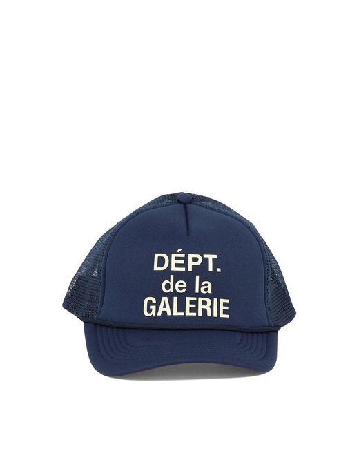 GALLERY DEPT. Blue Logo Printed Baseball Cap for men