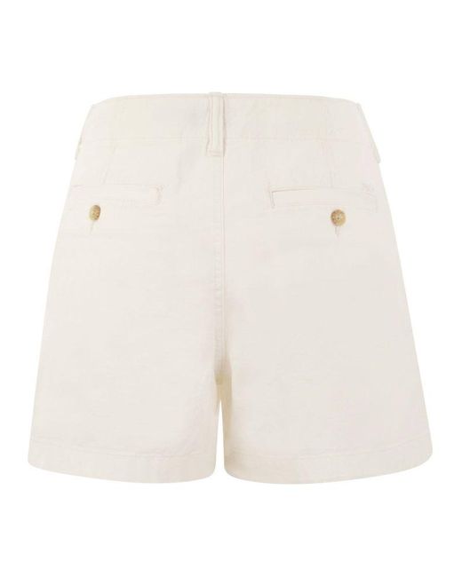 Polo Ralph Lauren White Twill Chino Shorts