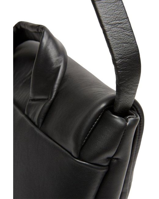 Marsèll Black Celata Logo-debossed Tote Bag