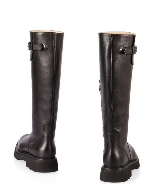 Doucal's Black Chunky Boots