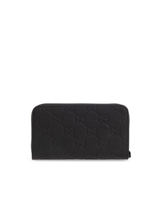 Gucci Black Leather Wallet, for men