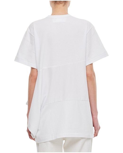 Comme des Garçons White Cotton Jersey T-Shirt