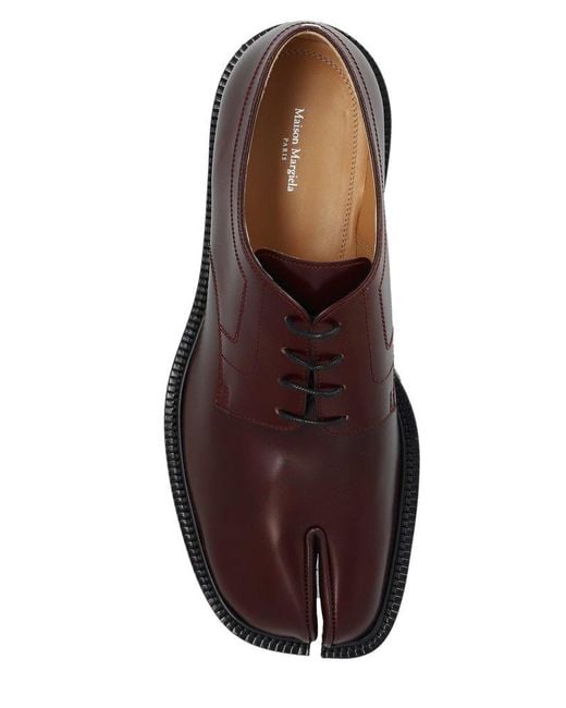 Maison Margiela Brown Tabi Lace-up Shoes for men
