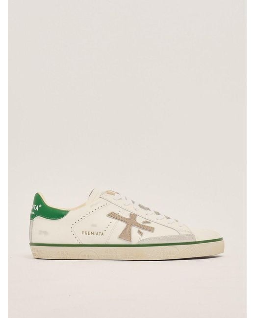 Premiata Natural Steven Low-Top Sneakers for men