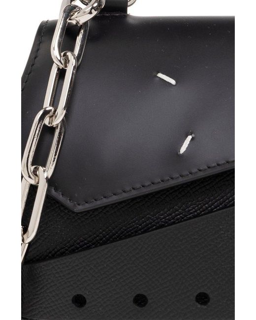 Maison Margiela Black Snatched Micro Shoulder Bag