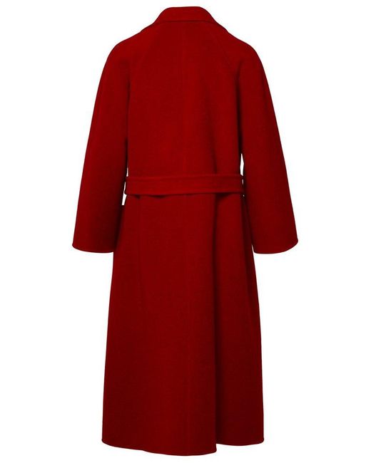 Max Mara Red Cashmere Coat