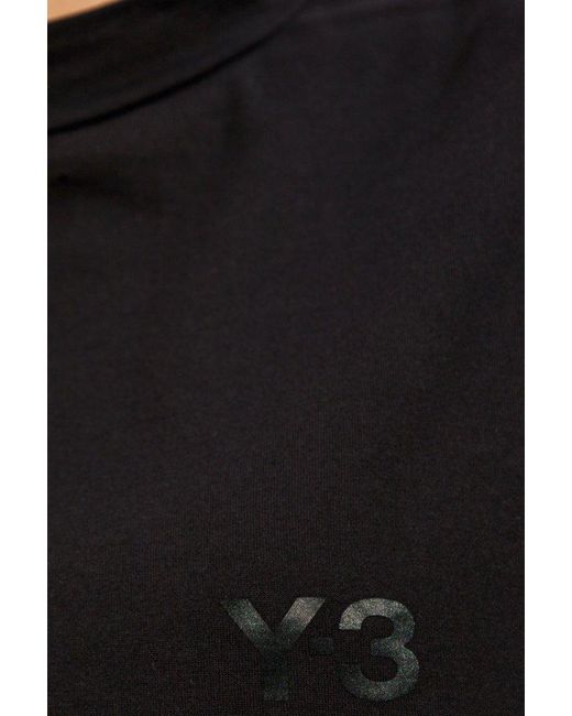 Y-3 Black T-shirt With Long Sleeves,