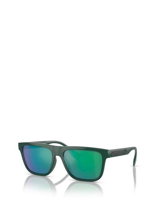 Burberry Green Square Frame Sunglasses for men