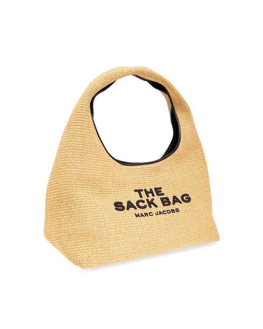 Marc Jacobs Metallic 'the Sack Bag' Shoulder Bag,