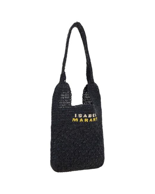 Isabel Marant Black Praia Small Shopper Bag