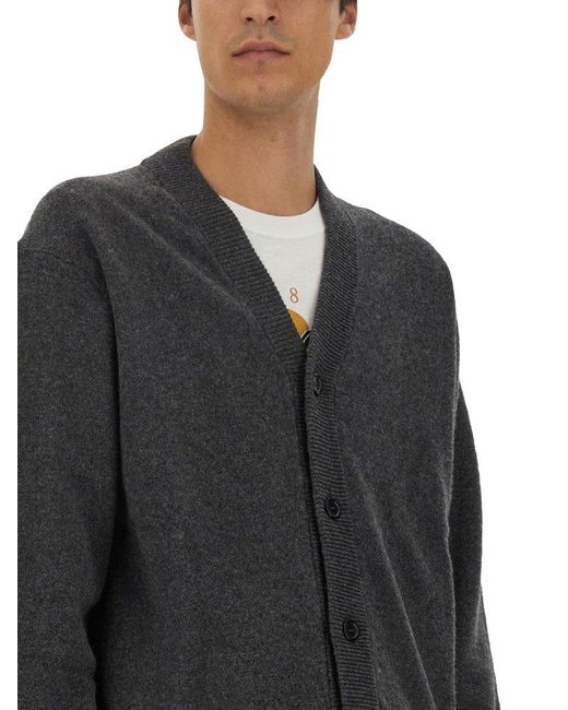 PS by Paul Smith Black Wool Cardigan for men