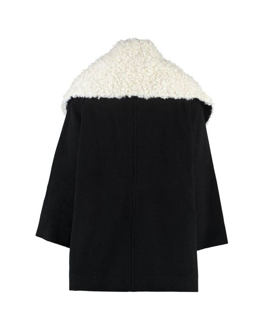 Rodebjer Black Lainey Double Breasted Coat