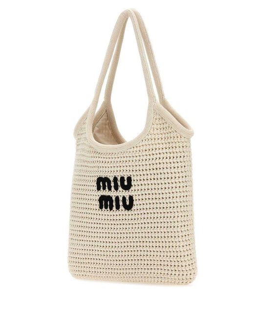Miu Miu White Handbags