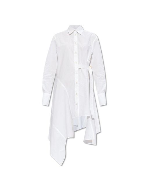 J.W. Anderson White Shirt Dress