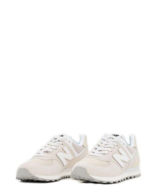 New Balance White 574 Low-top Sneakers
