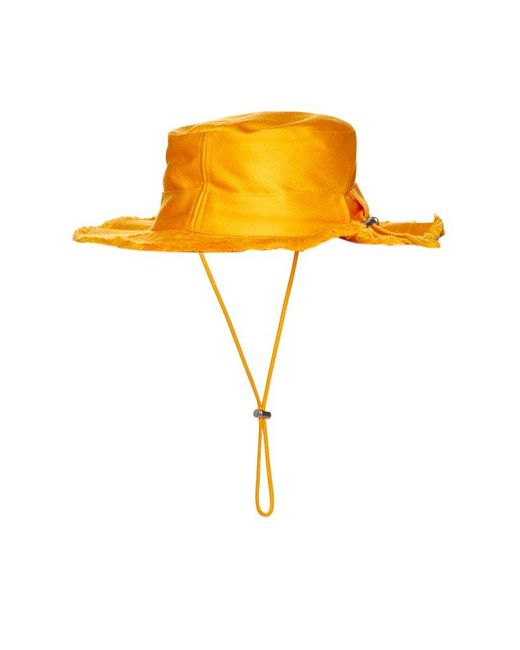 Jacquemus Orange Le Bob Artichaut Cotton Hat for men