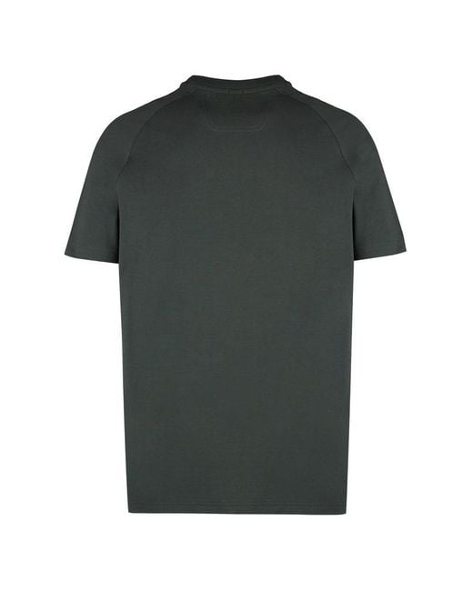 Boss Green Cotton Crew-Neck T-Shirt for men