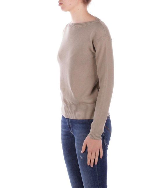 Max Mara Blue Sweaters Sand