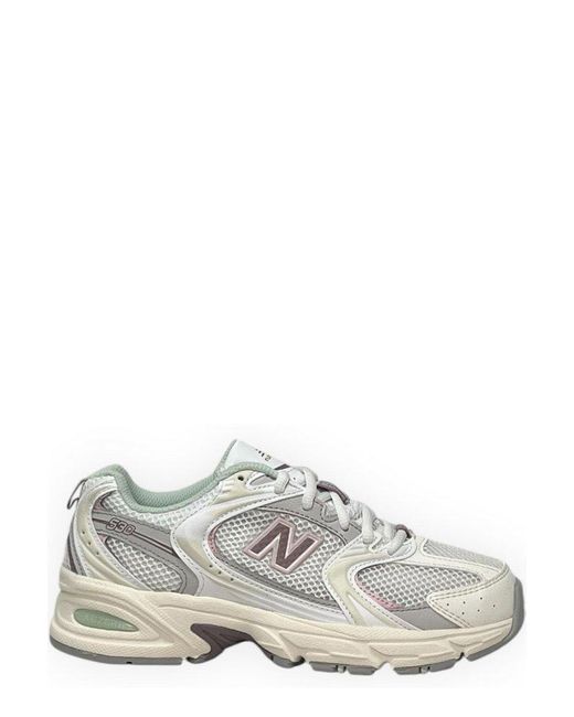 New Balance White 530 Low-Top Sneakers
