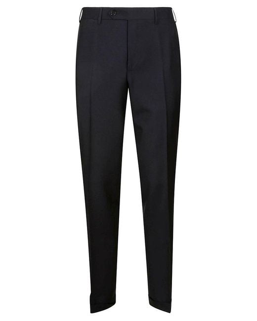 Canali Blue Tailored Dress Pants for men