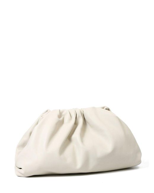 Bottega Veneta White The Pouch Clutch Bag