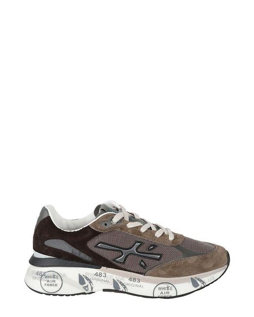 Premiata Gray Moerun Lace-Up Sneakers for men