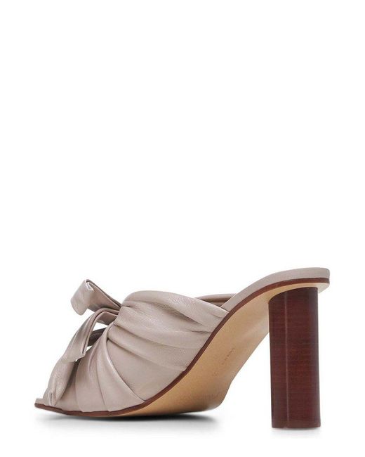 J.W. Anderson Natural Bow Detailed Open-Toe Mules
