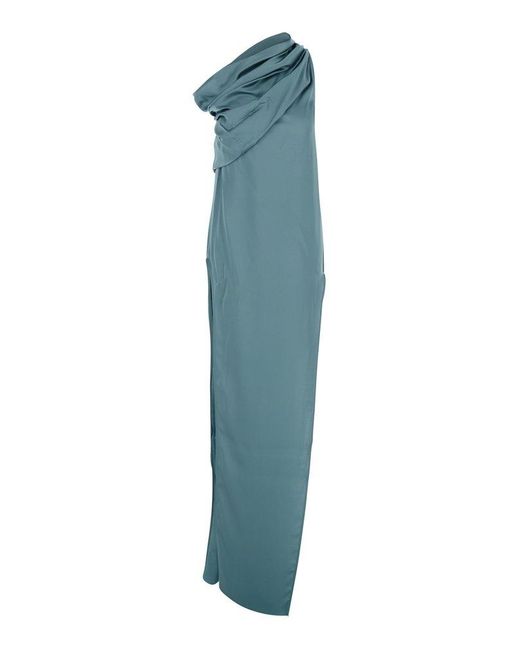 Rick Owens Blue Athena Arrowhead' Light Long Dress