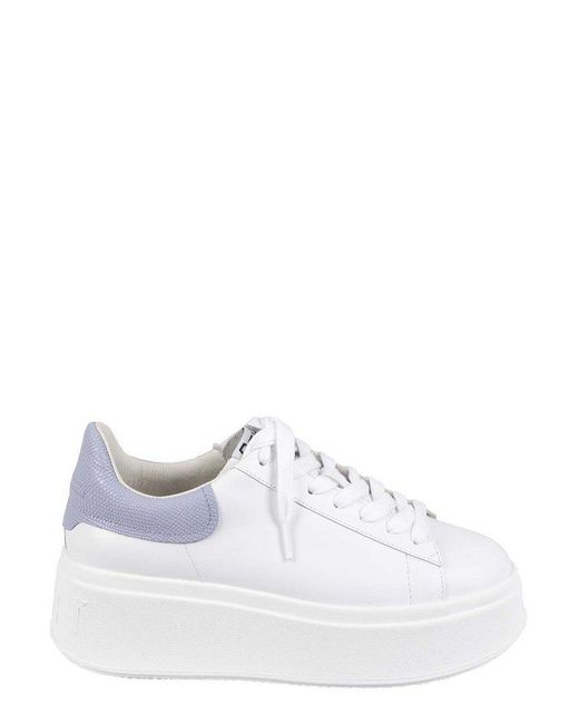 Ash White Moby Be Kind Panelled Sneakers