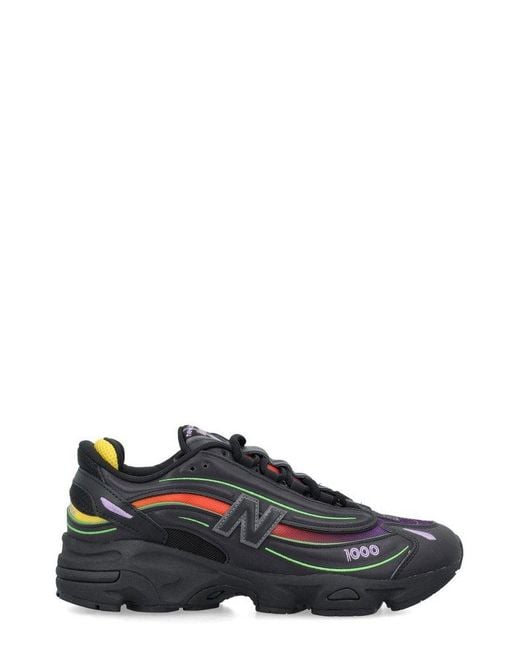 New Balance Black 1000 Lace-Up Sneakers