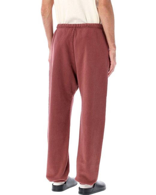 Fear Of God Red Heavy Fleece Sweatpants for men