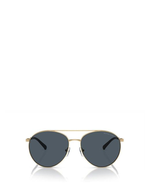 Michael kors deals aviator sunglasses blue