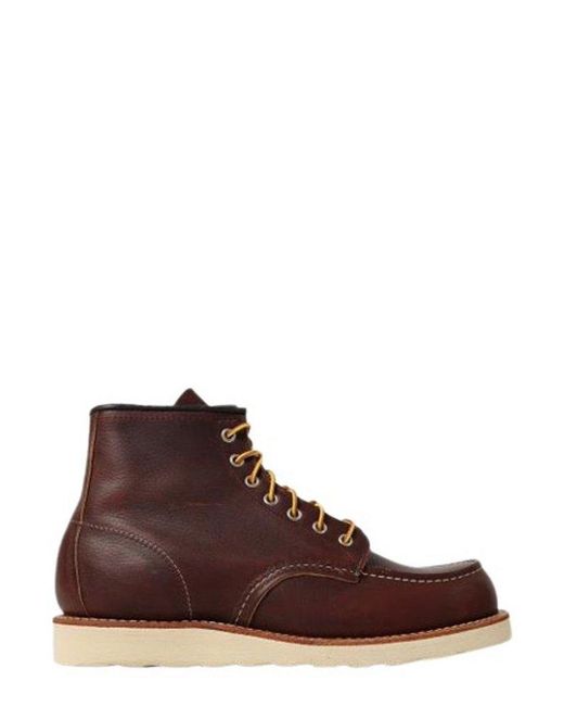 Red Wing Brown Moc 6 Lace-up Boots for men