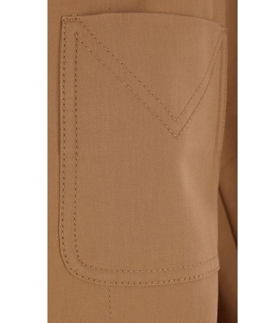 Max Mara Brown Button-Up Long-Sleeved Jacket